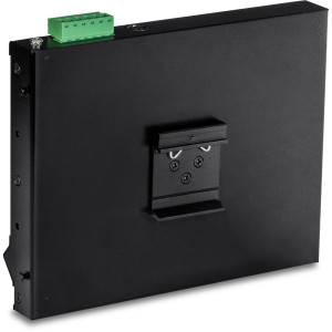 TRENDnet TI-PG80F 8-Port Gigabit Ethernet Front Access Switch, 8 Gigabit PoE+ ports, 16 Gbps switching capacity, DIN-rail/Magnet